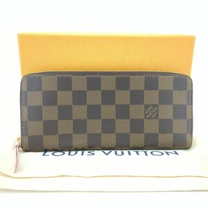 美品　ルイヴィトン　長財布　ポルトフォイユクレマンス　ダミエ　箱　N41626　LOUIS VUITTON　中古　◆3111/藤枝インター店