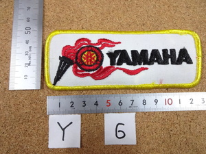  редкий подлинная вещь american Vintage нашивка Yamaha Y6 стоимость доставки 94 иен (1)~