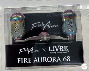 LIVRE Fish Arrow コラボモデル ファイヤーオーロラ68 Fino フィーノ ピンクモデル ダイワ/Abu（右）