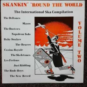 V/A SKANKIN ROUND THE WORLD Vol 2 LP THE BRACES DELTONES CASINO ROYAL 収録