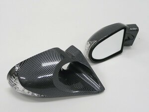 BE FREE Lancer Evo CD9A CE9A EVO 3.2.1 LED turn signal attaching aero mirror black carbon type K6