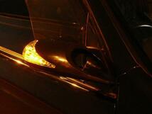 BE FREE シルビア S14 LEDウインカー付き エアロミラー ブラック カーボンタイプ K6_画像3