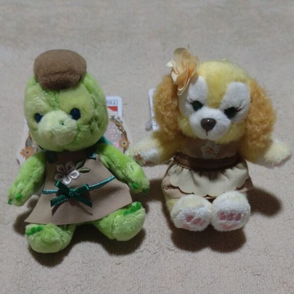 ダッフィー サークルオブフレンドシップ ぬいぐるみキーチェーン(オルメル&クッキーアン)
