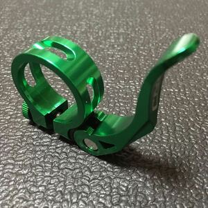 * prompt decision * new goods!! bicycle light weight QR sheet clamp φ31.8mm for aluminium green *