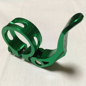 * new goods!! bicycle light weight aluminium QR sheet clamp φ31.8mm for green *