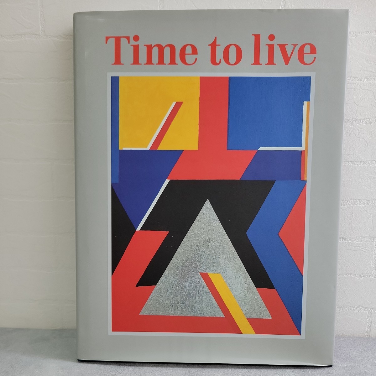 美品 Otto Herbert Hajek オットー･ヘルベルト･ハイェク デザイン [Time to live] 洋書 大型本 ハードカバー ドイツ 芸術家 書籍 WWF出版, 絵画, 画集, 作品集, 画集