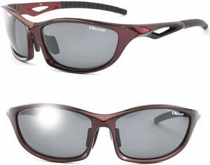  new goods unopened ellesse (ellesse) polarized light sunglasses ES-S203H red / black 