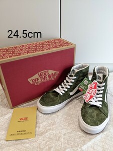  новый товар US план VANS SK8-HI SUEDEske высокий водоотталкивающая отделка Van z24.5cm спортивные туфли 