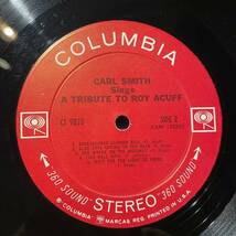 【US盤Org.2Eye片溝】Carl Smith Carl Smith Sings A Tribute To Roy Acuff (1969) Columbia CS 9870_画像4