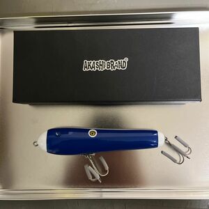 アカシブランド　ソナロッサ　140mm トップ　ウッド　バス　シーバス　ブルー　AKASHI BRAND 廃盤