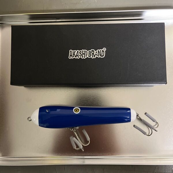アカシブランド ソナロッサ 140mm トップ ウッド バス シーバス ブルー AKASHI BRAND 廃盤