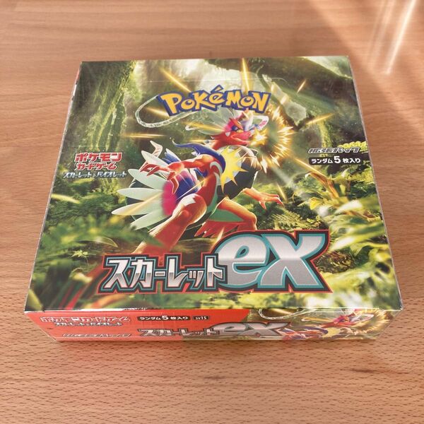 ポケモンカード　スカーレットex BOX シュリンク付き