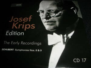 ヨーゼフ・クリップス シューベルト 交響曲 8番 未完成 交響曲 第9番 グレート ウィーン・フィル ロイヤル・コンセルトヘボウ管弦楽団 紙