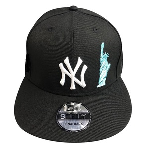 cap-200 NEW ERA 9FIFTY SNAPBACK MLB New York Yankees ニューエラ キャップ ベースボールキャップ 帽子 ブラック/Sky