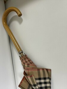 1点のみ 美品 稀少 バーバリー BURBERRY チェック 傘