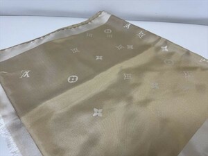 1点のみ 新品 稀少 Louis Vuitton ルイヴィトン 大判ストール シャンパンゴールド