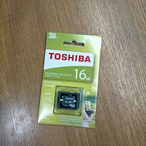 正規品 東芝 microSDHCカード 16GB マイクロsdカード Class10対応 SDHC変換アダプタ付 16GB カメラ用　スマートフォン用　防犯カメラ用