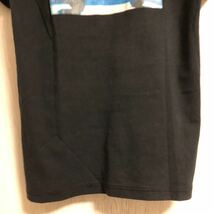 (k) 90s 90年代 マイケルジャクソン ピクチャープリント USA製 サイズM Tee Tシャツ デットストック 1ウォッシュ シングルステッチ 黒 _画像7