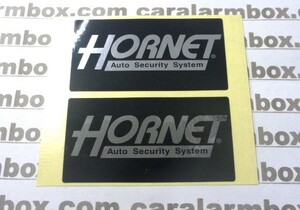 Directed DEI New Hornet auto security system sticker heat-resisting enduring light inside out both sides correspondence wiper Clifford new goods unused 