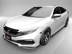 FC1 Civic sedan 後期type フロントアンダースポイラー サイドステップ 2点kit Body kitParts