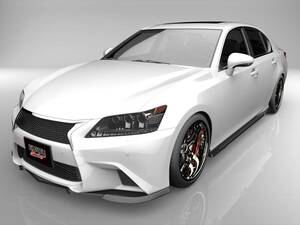 GRL10 GRL11 GRL15 GWL10 AWL10 Lexus GS 10 серия F спорт предыдущий период передний нижний спойлер подножка 2 позиций комплект аэрообвес 