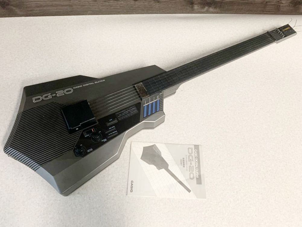 春色3カラー✧ 【動作品】CASIO dg-20 デジタル シンセサイザー ギター