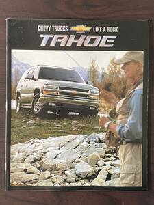 CHEVROLET 2002 TAHOE CATALOG シボレー タホ カタログ アメ車 Z71