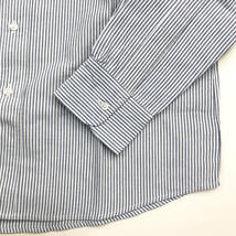 THE BAGGY バギー オックスフォード ボタンダウンシャツ 長袖 ブルーストライプ　Lサイズ　OXFORD L/S BD SHIRTS_画像2