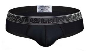 即決正規品新品 オージーバム Aussiebum ELECTRON SPORTS Brief -S- ビキニブリーフ 黒銀色 現品表記サイズ S