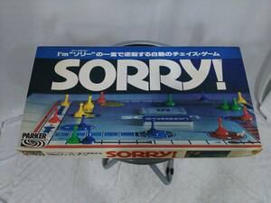 中古　Parker Sorry Board Game　パーカー　ソーリー　ボードゲーム 