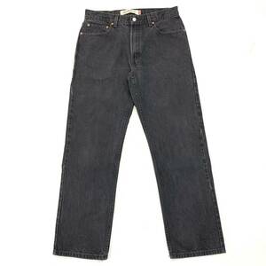 Levi's リーバイス 505 ブラックデニムパンツ W35 6308