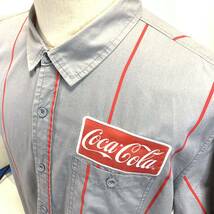 Coca-Cola コカコーラ ユニフォーム ワークシャツ 2XL 6503_画像4
