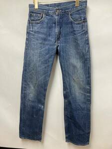 90’s LEVI’S67505-02Big E 赤耳インディゴブルーデニムパンツW28