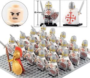 Средний века Knight Corps 21 Установка тела MINI FIGR LEGO LEGO COMPATIBLE BLOCK MINI фигура LEGO COMPATIBLE