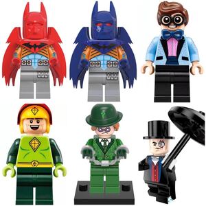 1体選べる バットマン　ロビン ペンギン カイトマン　Kite Manブロック　リドラー ミニフィグ レゴ　LEGO 互換 ミニフィギュア　ed