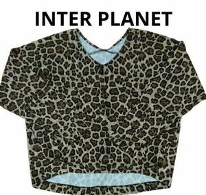 INTER PLANETヒョウ柄カットソー