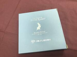  Peter Rabbit small plate two sheets set worth seeing. design rare article tableware Mitsubishi UFJ confidence . Bank unused new goods 