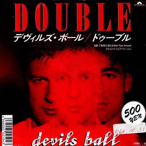 Double「Devils Ball (Edit Version)/ Devils Ball (Piano Version)」国内盤サンプルEPレコード 