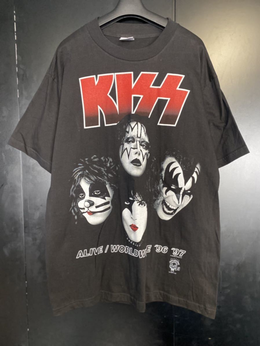 usa製 90s 90年 kiss キッス バンド tシャツ ヴィンテージ size L 1996