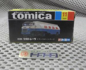 ◎ Новая статья ◎ Tomica Black Box Oteric № 11 Hino Semi Tranla Transport Tank Tank Oil / Tomica Made in Japan Hino Semi Trailer /