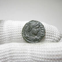 【古代ローマコイン】Valens（ヴァレンス）クリーニング済 ブロンズコイン 銅貨(Pt285PG9cg)_画像4