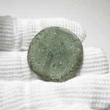 【古代ローマコイン】Marcus Aurelius（マルクス・アウレリウス）クリーニング済 ブロンズコイン 銅貨(nBbnFQ45dU)_画像8