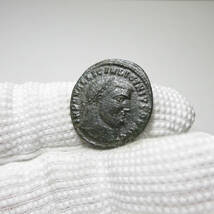 【古代ローマコイン】Licinius I（リキニウス）クリーニング済 ブロンズコイン 銅貨(BeaWay6VKy)_画像4