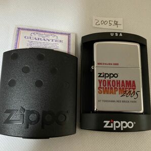 ZIPPO YOKOHAMA SWAP MEET 2005 未使用　極美品　鏡面　箱付き　レア　2005年製