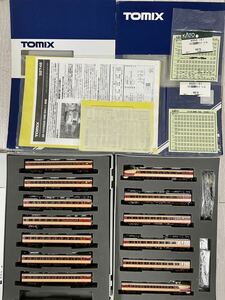 TOMIX【未走行】485系初期型特急電車(基本6両Set)＋モハ484(M),モハ485,サロ481X2両,サシ481,サハ481X2＝13両(室内照明.白色LED13両装着済)