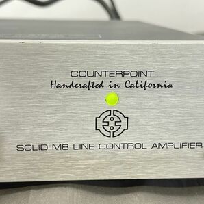 U030-S3-11504 COUNTER POINT カウンターポイント SOLID M8 LINE CONTROL ラインコントロール アンプ オーディオ機器 現状品②の画像4