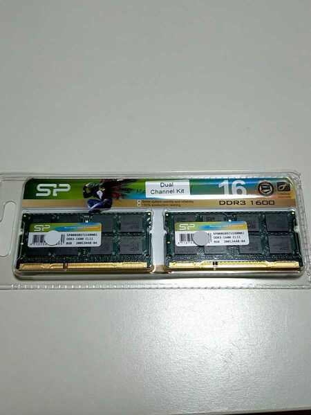 【新品】シリコンパワー ノートPC用メモリ DDR3 16GB