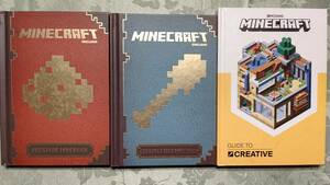 イタリア印刷 ハードカバー洋書 MINECRAFT マインクラフト REDSTONE & CONSTRUCTION & CREATIVE 3冊セット EGMONT 