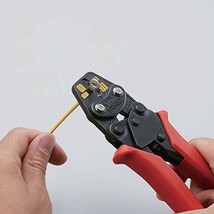 【送料無料】ロブテックス(エビ) ミニ圧着工具(裸圧着端子/裸スリーブ用) AK2MA_画像3