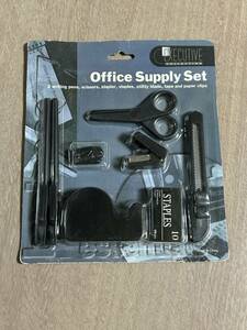 Office Supply Set◆文房具セット◆オフィスセット◆ブラック◆未使用品